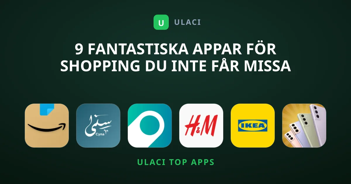 9 fantastiska appar för Shopping du inte får missa